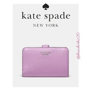 KATE SPADE Lena Medium Bifold Wallet Wisteria NWT O-398